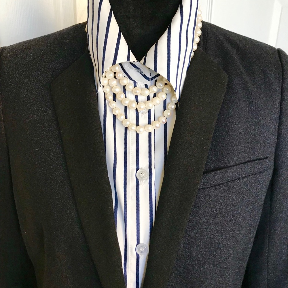 French Connection Two Toned Color Bock Blazer - image 4